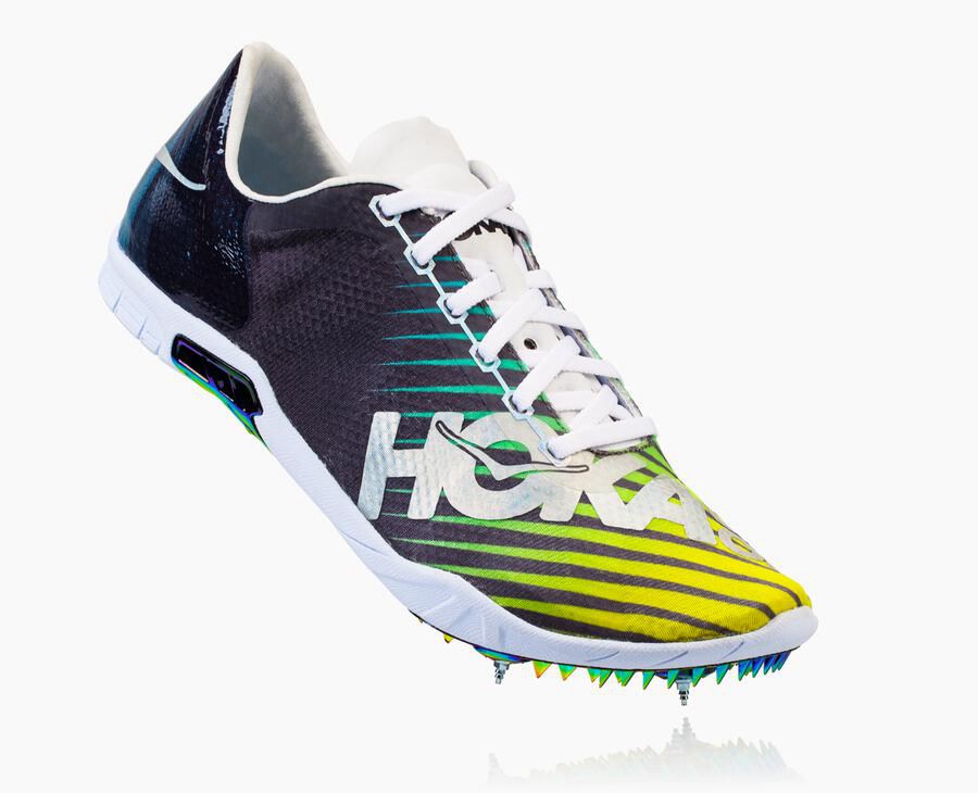 Hoka Australia One One Speed Evo R - Mens Spikes Black/White - ADOPN-7689